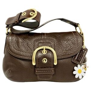 Coach Brown Leather Shoulder Bag